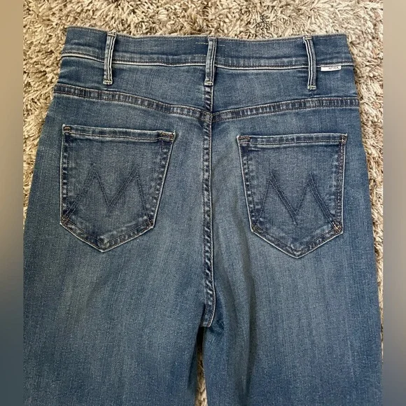 Mother The Hustler Ankle Fray Jeans Size 29 - Picture 14 of 15